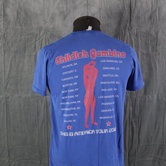 Band Shirt - Childish Gambino This is America Tour 2018 - Men's Medium - Picture 5 of 9